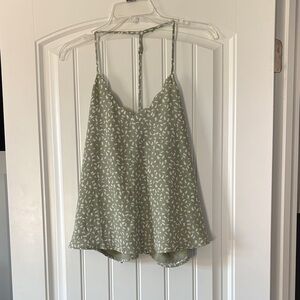 Nine Britton Sage Leaf Print Camisole